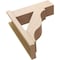 Ekena Millwork 8-in W x 24-in D x 28-in H Funston Block Rough Cedar Woodgrain TimberThane Outlooker, Primed Tan OUTUR080X24X28FST44RCPR - alternate 6